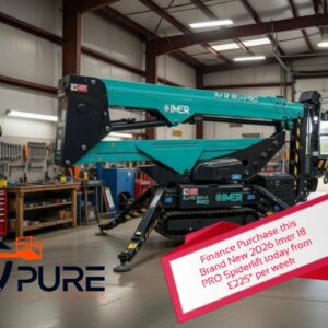 NEW 2026 Imer R18 PRO Dual Fuel Spiderlift